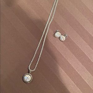 Matching necklace and earrings!